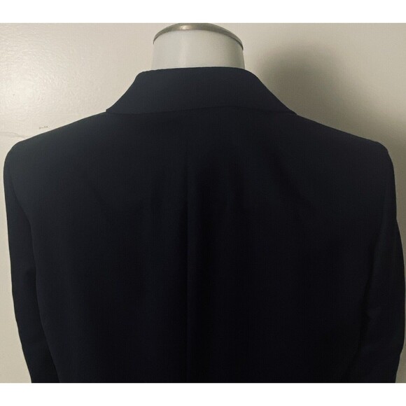 Brooks Brothers 346 Women's Black Career Work Classic Fit Wool Blazer Size 10 - Picture 8 of 11